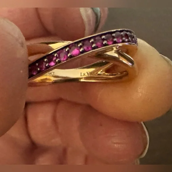 Levian ring - Ruby 14k rose gold - Picture 7 of 9